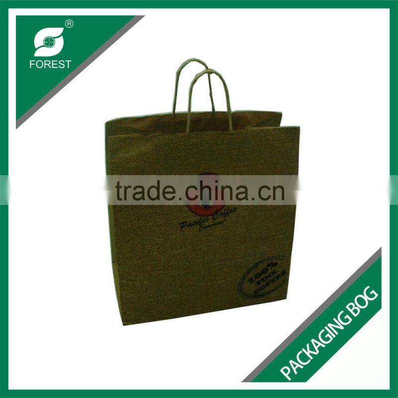 FASHION DESIGN PAPER SHOPPING BAGS CUSTOM PRINT PAPER BAG WITH HANDLES