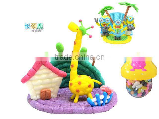 400PCS DIY Magic cornstarch block play set, play corn, 2016 new hot toys, move brain toys