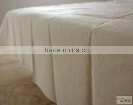 100% plain linen natural fabric