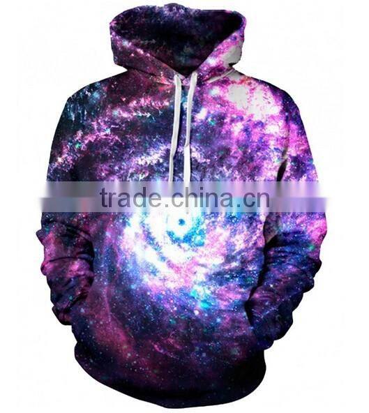 2016 hot sales custom xxxl WORM HOLE GALAXY UNISEX ALL OVER 3D printting Women Men Sweatshirts Hoodies