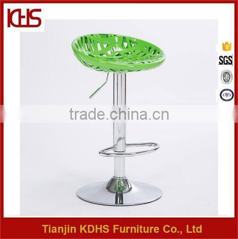 Adult High Swivel Plastic Design Chair with Footrest