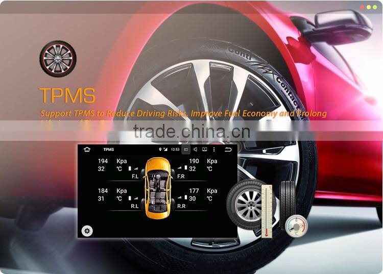 Android Double Din Car Stereo With 3G Dongle Bluetooth Mirror-link WiFi TPMS DAB+ for 6.2 Inch Universal Cars