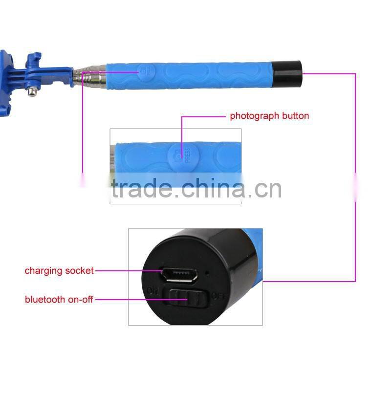 Universal New Bluetooth Adjustable Mobile Phone Selfie Stick Self Picture Monopod Holder
