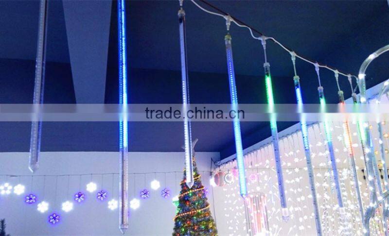 30mm diameter meteor shower light clear tube
