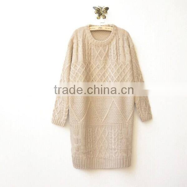 2015 Spring Autumn New Korean Fashion Women Long Sweater