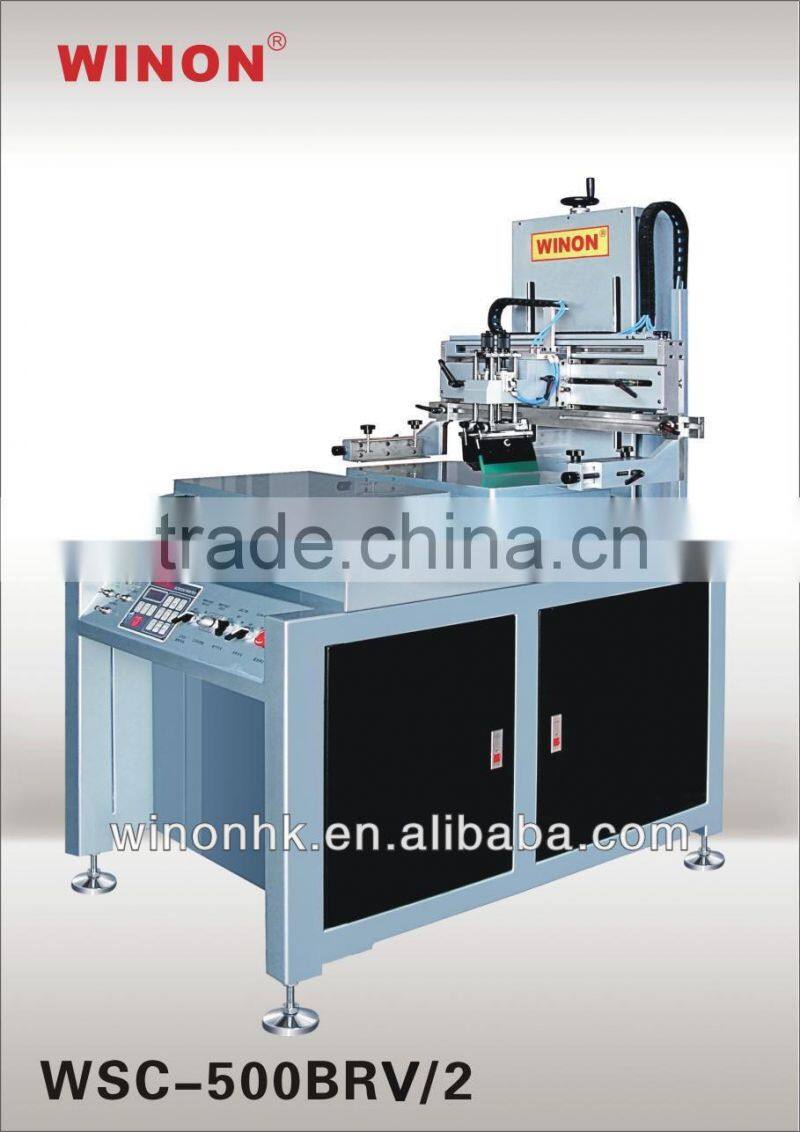 WSC-500BRV/2 WINON High Speed Flat Screen Printing Machine with Revolve Worktable