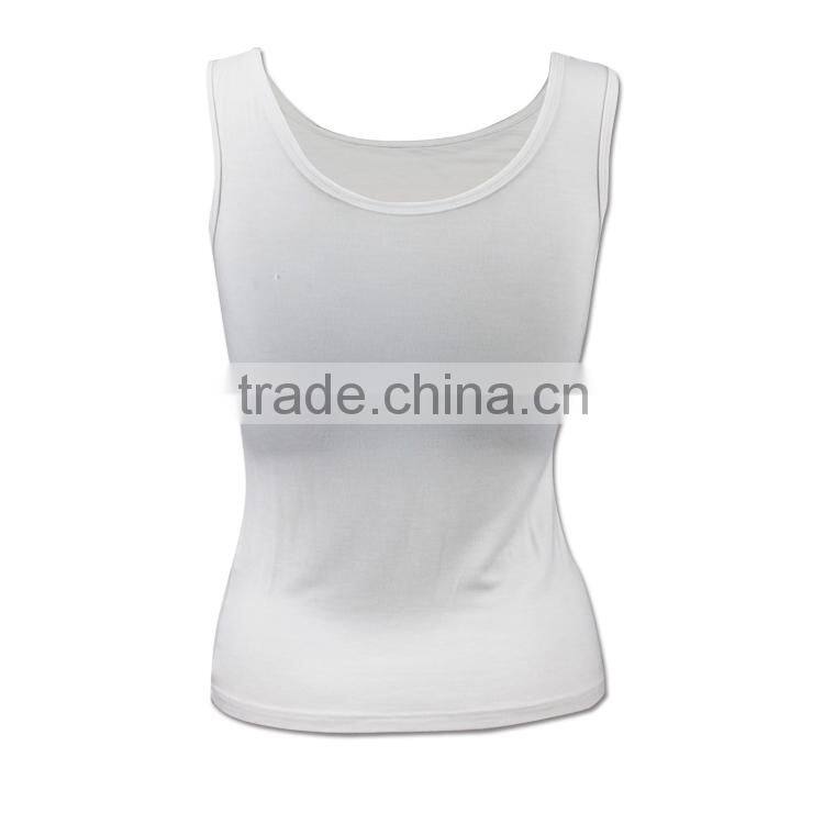 custom ladies cotton white blank plain crop top wholesale