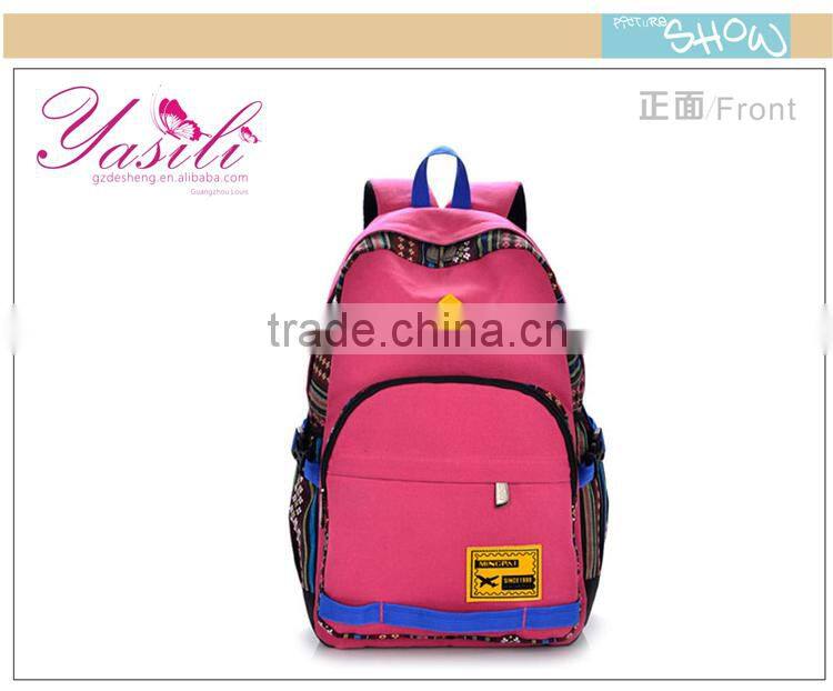 2014 multiple color bright colored backpacks, hiking outdoor laptop backpack in Guangzhou