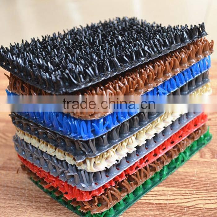 New plastic material artificial swimming pool grass turf roll