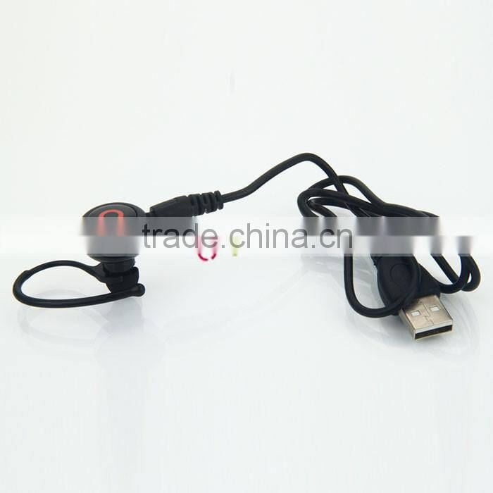 Universal Type Button Style 1-to-2 High-fidelity Stereo Wireless Bluetooth Headset Black
