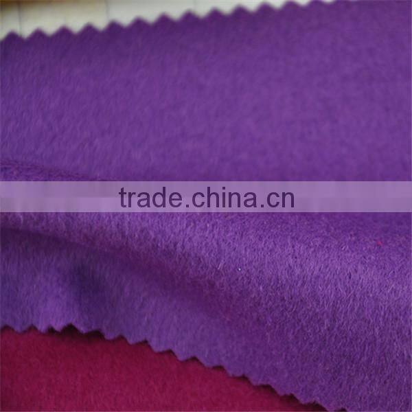 Running super fine wool cashmere blend super soft fleece fabric for woman's winter coats