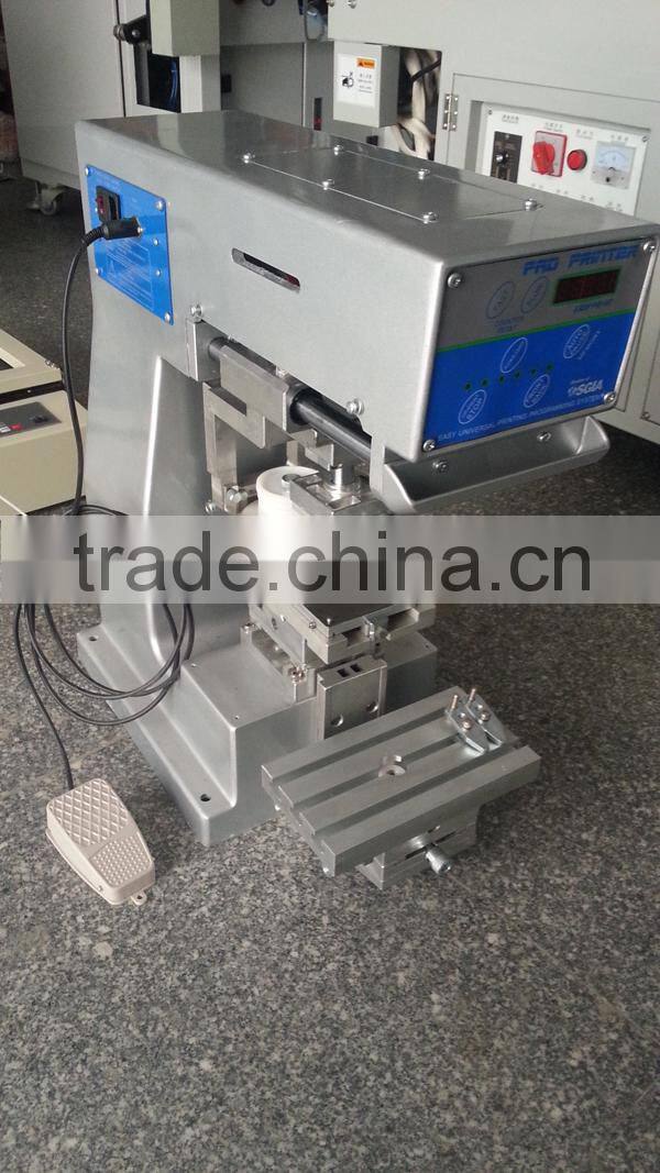 1 color sealed ink cup mini cheap electric and pneumatic pad printer GW-MINI-CP