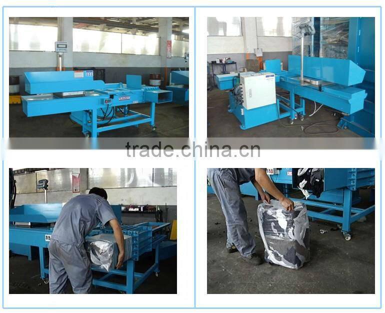 Second-hand clothes baling press fiber press machine