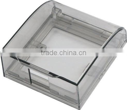 Wholesaler Wallpad for Wall Switch Socket Outlet 86 type Black With Flower Design Waterproof Electrical Plastic Box Enclosures