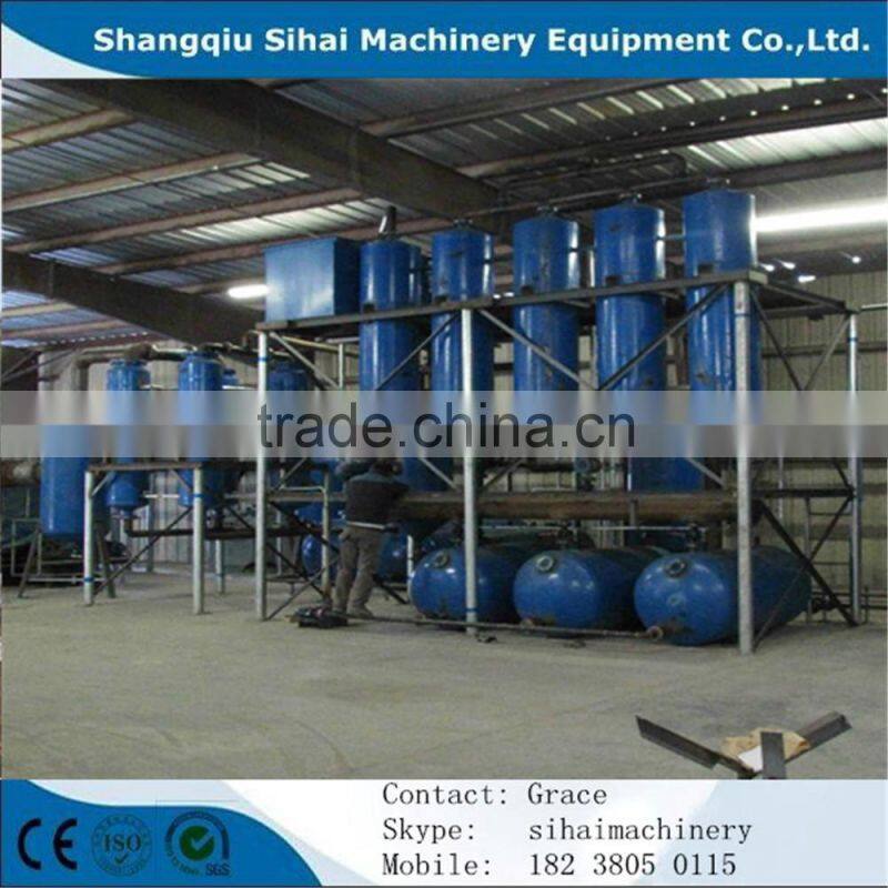 2015 New Design Tire pyrolysis machine/tire recycling machine/plastic pyrolysis plant