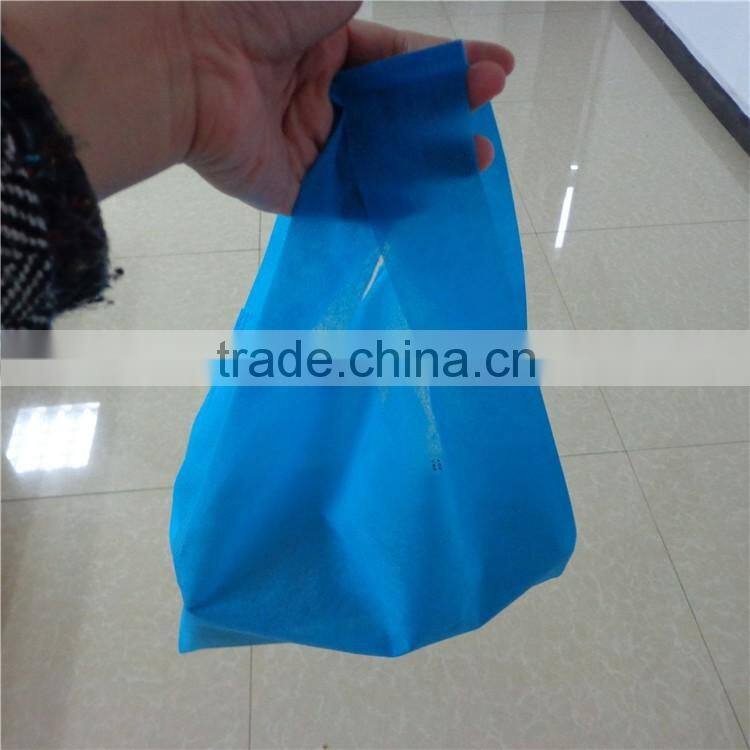 Shopping pp bag non woven bag t-shirt vest carrier handle shopping pp non woven bag