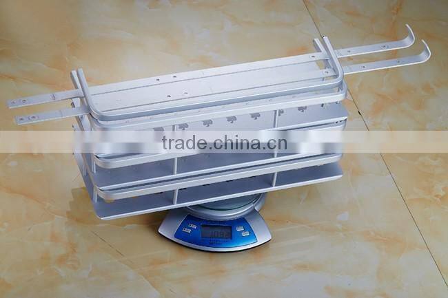 Space aluminium material 3-tier Wall fitting shelf for shower/bathroom accessories