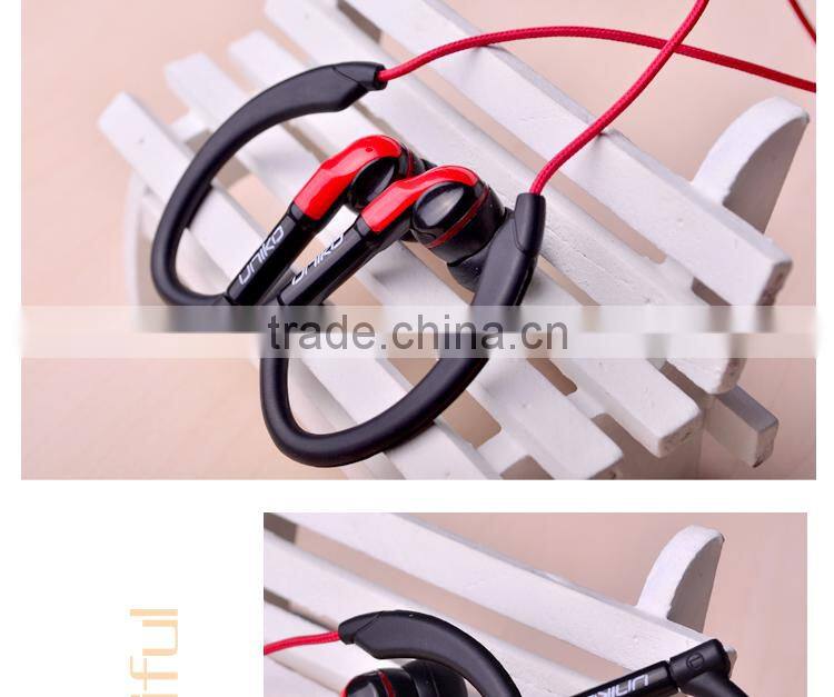 ULDUM earphone New product 2016 ear hook portable handsfree sport headphones