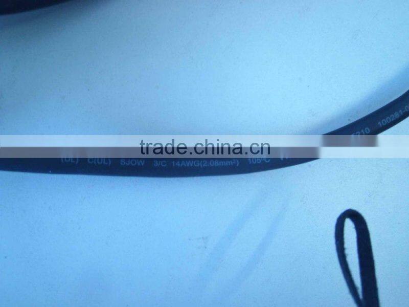 UL Approval rubber power cord SJOW SOOW