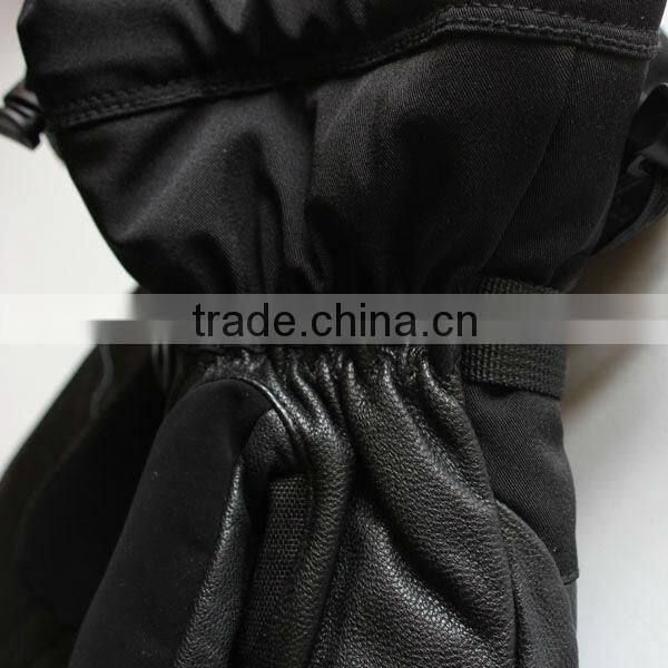 fingerless ski gloves in snow