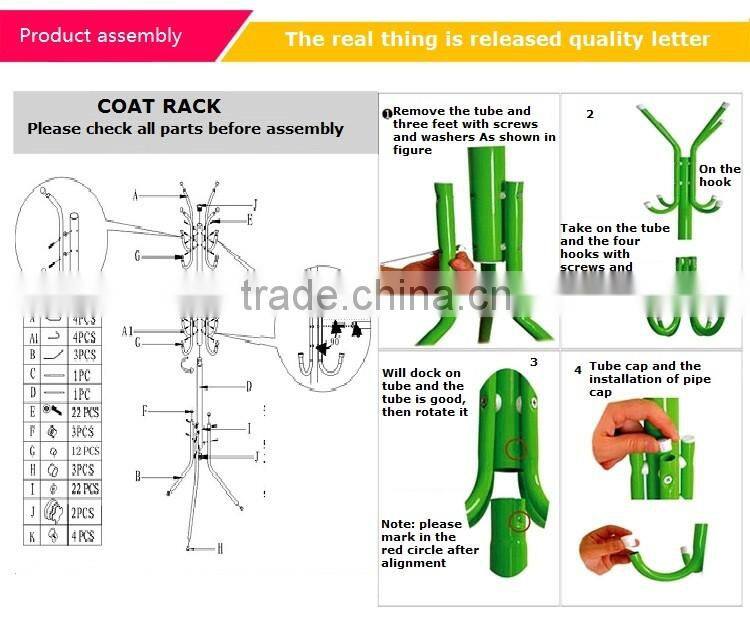 Hot sale New design antique wrought iron coat rack
