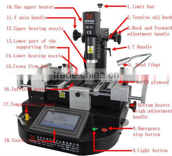 DING HUA DH-B1high quality mobile phone used bga rework station