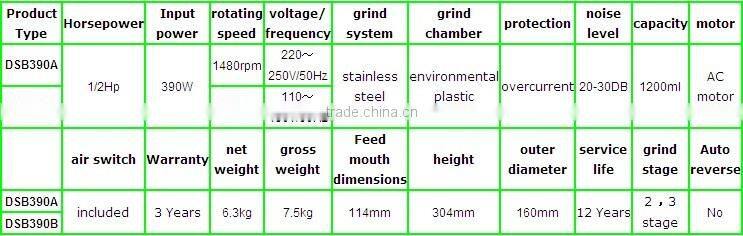 mini garbage compactor BSB-390