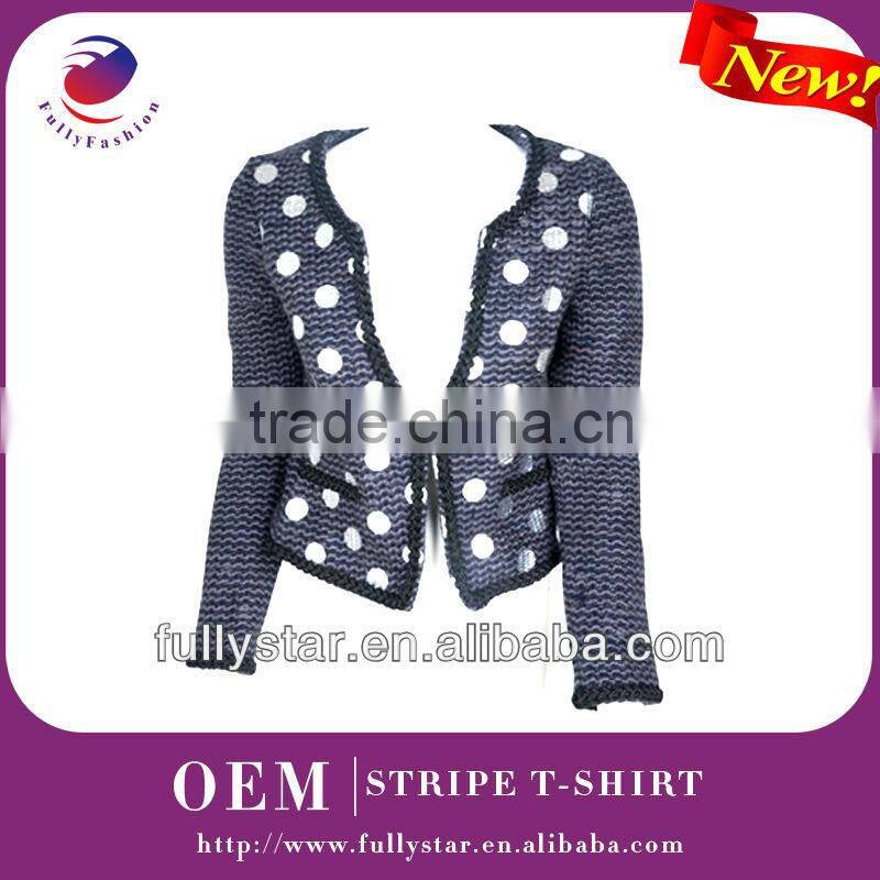 ladies long sleeve wool open front cardigan 2016