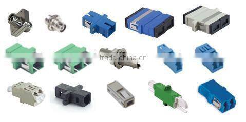 Fiber Optic Adapters SC LC ST MU FC MTRJ E2000 SMA Variable Fiber Optic Connectors For FTTH Network Lan Pon Catv