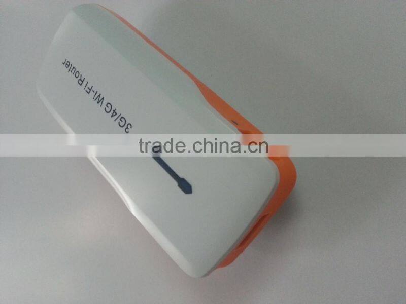Mini 3g power Bank Portable 150Mbps 3G Wifi Router Wireless 3G /4G Hotspot RJ45 Support 3G USB Modem with Sim Card Slot Wi fi