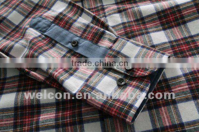 Latest 100% cotton city leisure long sleeve fashion classic casual men's shirts