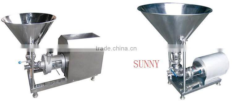 powder and liquid mixing homogenize emulsify pump