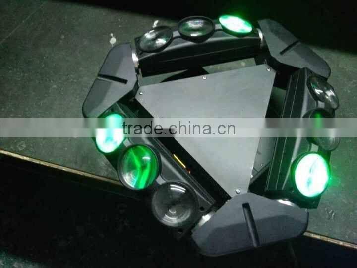 newest 9 eyes pixel 9x10w 4 in 1 led dmx spider led beam moving head dj lighting