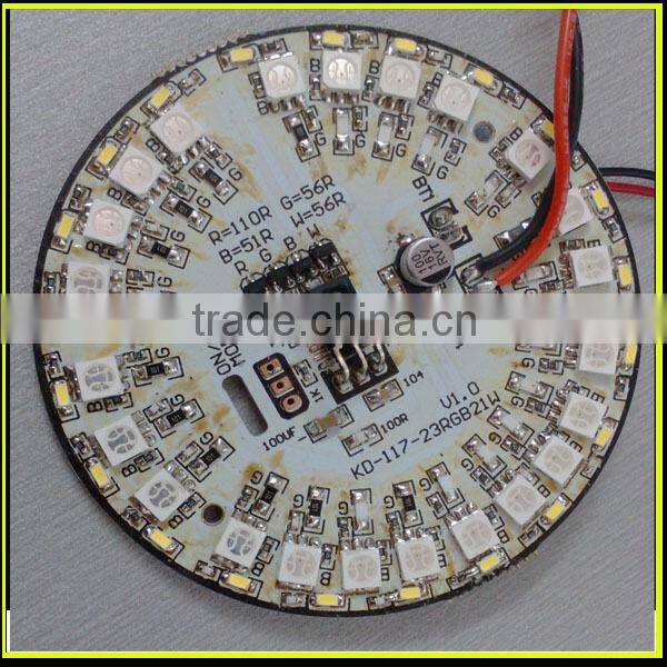 RGBW multi color LED light base for furniture