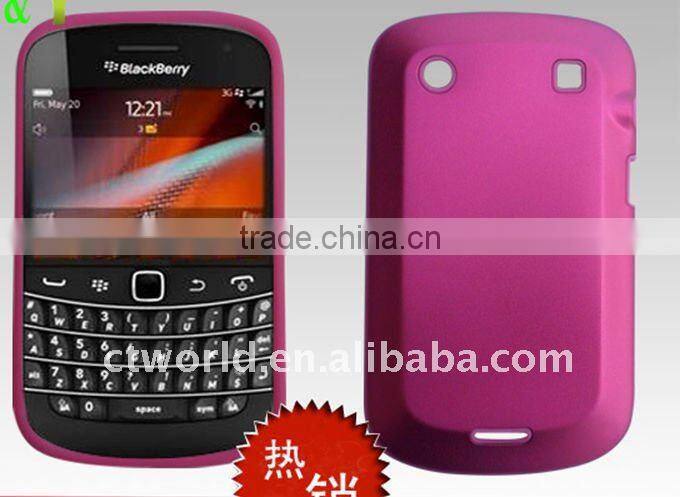 Combo cases for blackberry 9900 with rubber coating
