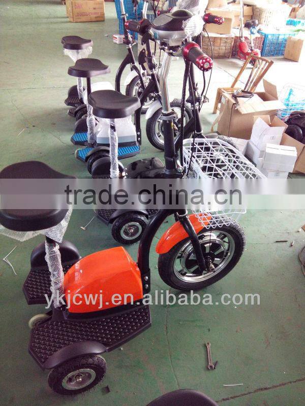 350w/500w 3 wheel electric scooter/ three wheel electric scooter with reverse gear