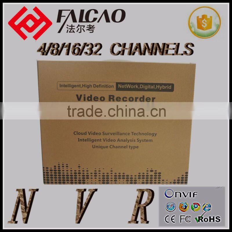 Falcao New cctv system product HDMI and VGA output full hd touch 32CH NVR