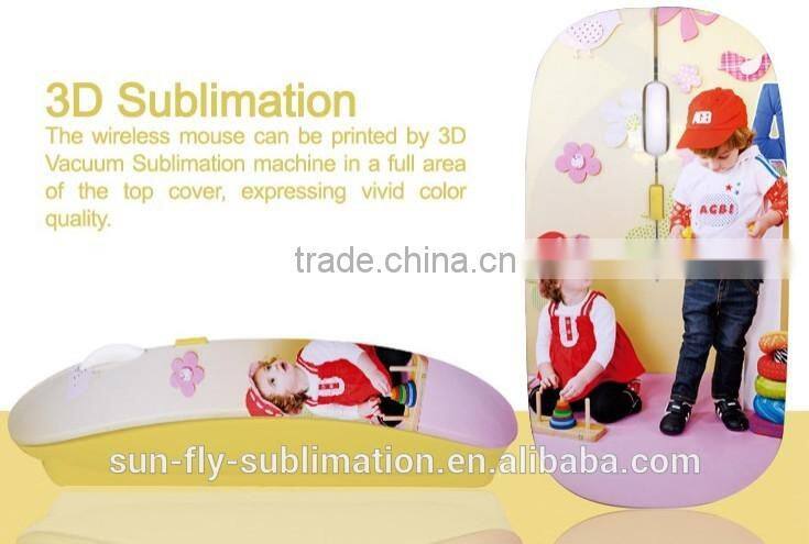 3D Promotional sublimation mouse/3D wireless mouse/ 3D optical mouse/3D wireless sublimation mouse/Hot sell 3Dsublimation mouse