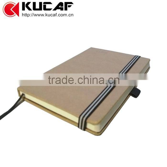 Custom a5 brown kraft paperback diary notebook