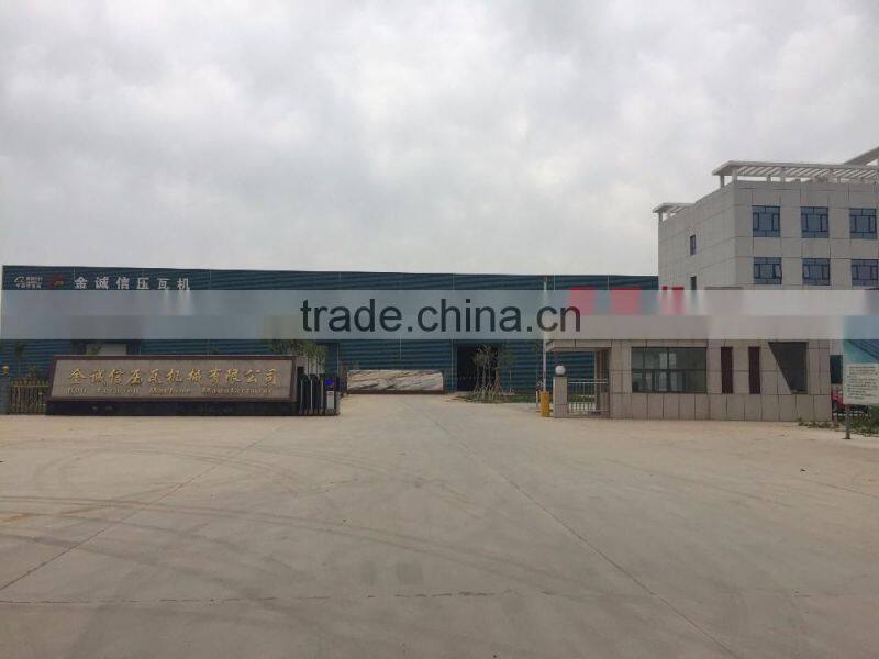 Botou City Classic Galvanized Aluminum Colored Glaze Steel Metal Roof Ridge Cap Tile Cold Roll Forming Making Machine