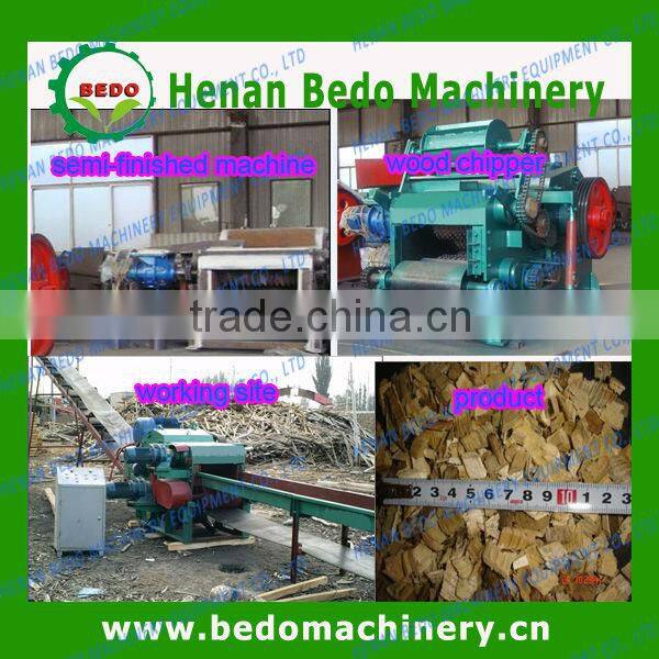 2015 Factory sell high capacity drum type tree log chips making machine 008613253417552