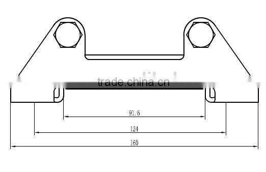 steel roller fairlead for powersports winch