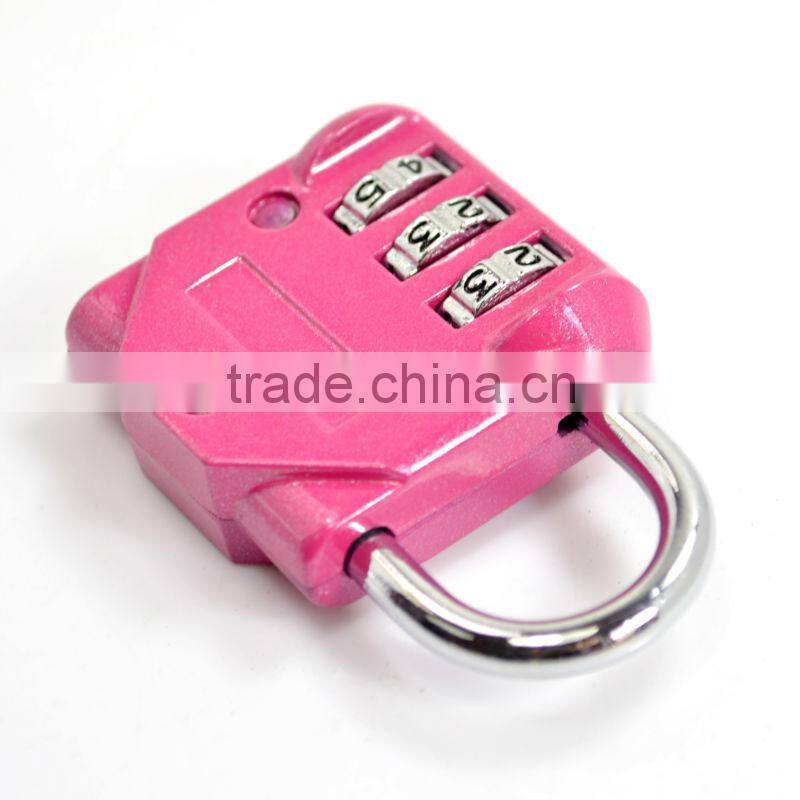 Trendy 3 Digital Combination Padlock/Lock Colorful Keyless Door Padlock Safe Lock