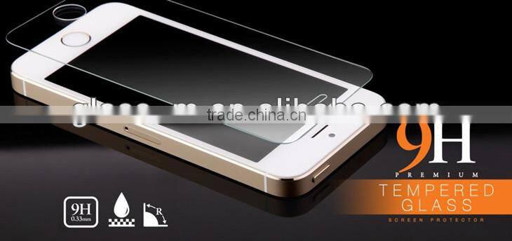 Hot blue film mobile phone accessory for iphone 5s screen cover glass protector