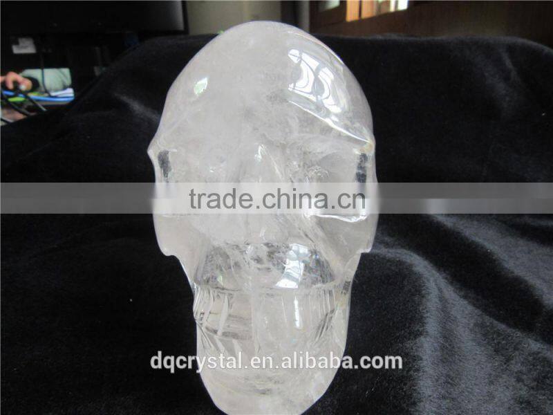 decoration usage natural quartz crystal skull shape