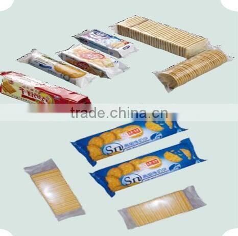 Single row biscuit tray-free packing machine