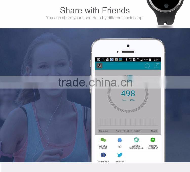 Touch Screen Smart Wristband E06 Bracelet Fitness Wearable Tracker Waterproof IP67 Bluetooth Watch for Android 4.4 IOS