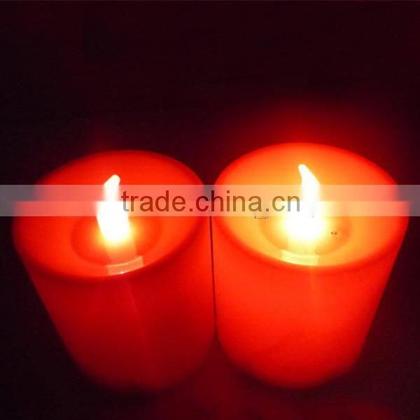 Sound Control Battery Operated Flameless LED Flicker Candles