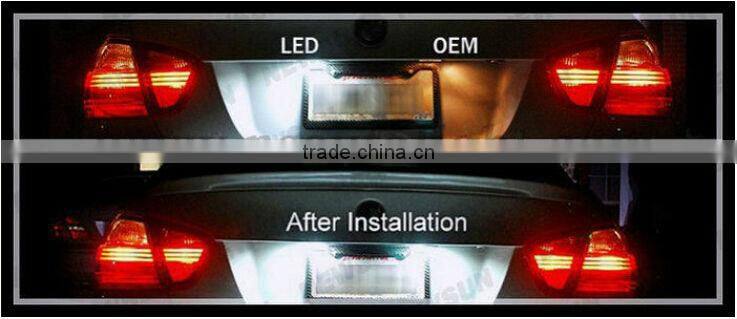 Led License Plate Lamp For Bmw 98-05 E46 4D Auto Accessory License Plate Lamp For Bmw E46 4D