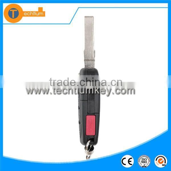 Replacement 2+1 button with switchblade and 2032 big battery place key blanks wholesale for Audi TT Q5 Q7 A6